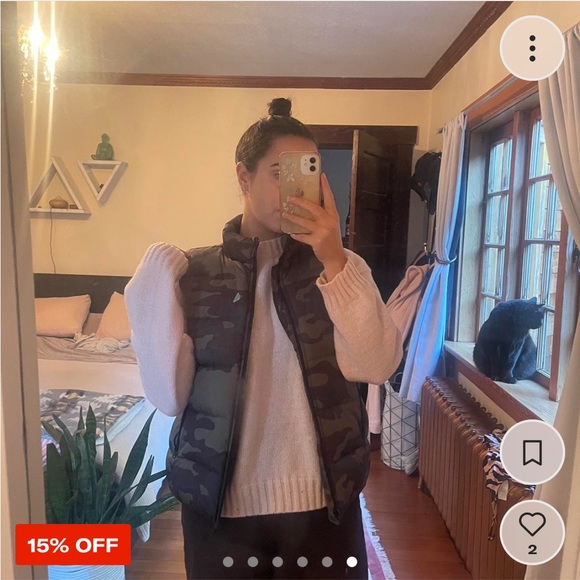 Camo Puffy Vest - Gap - Picture 5 of 5